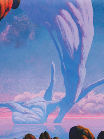 Roger Dean Painting taken from a Yes album.